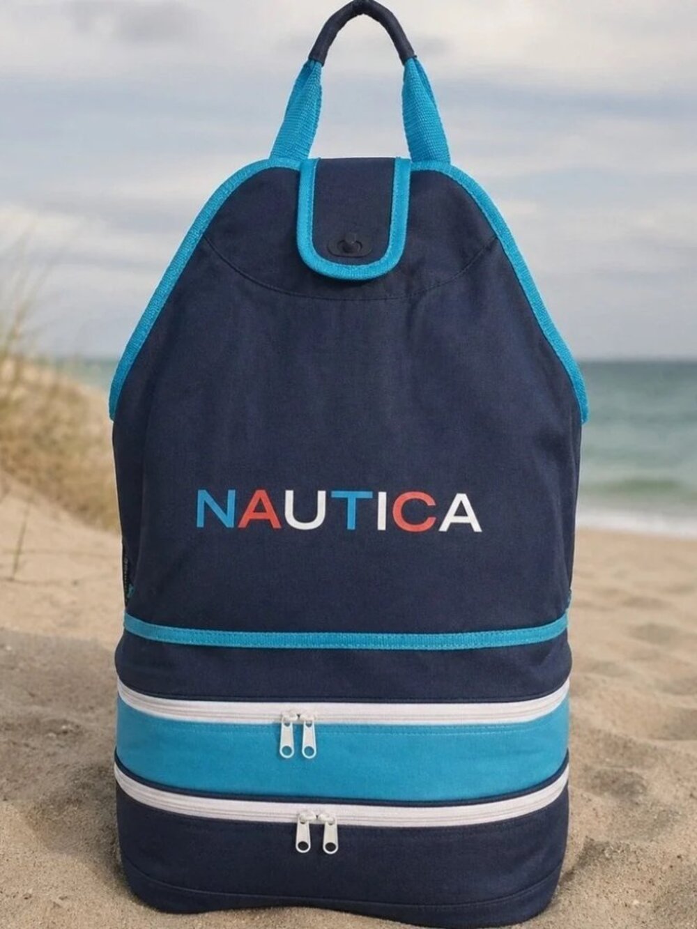 NWOT Nautica Collapsible Beach Sling Bag